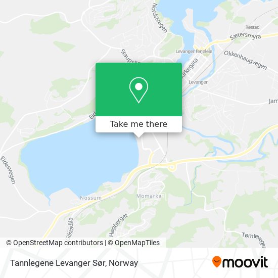 Tannlegene Levanger Sør map