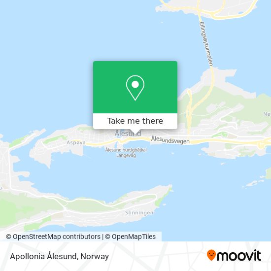 Apollonia Ålesund map