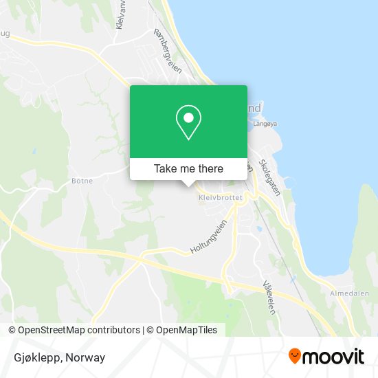 Gjøklepp map