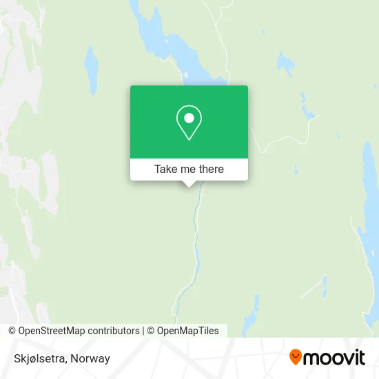 Skjølsetra map