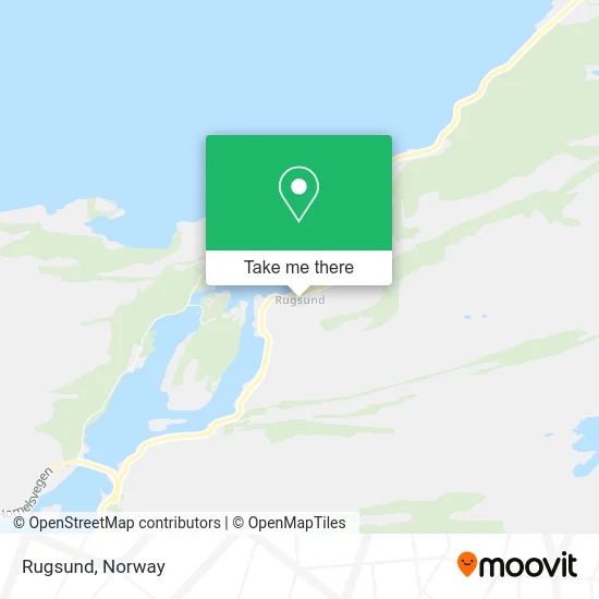 Rugsund map