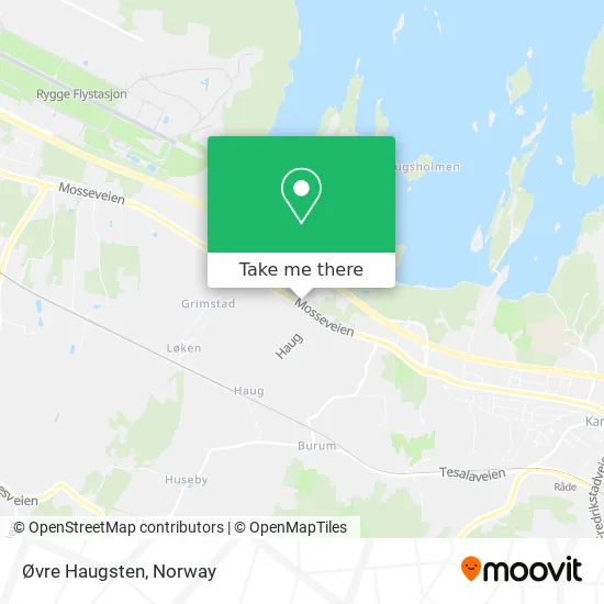Øvre Haugsten map