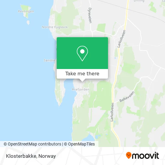 Klosterbakke map