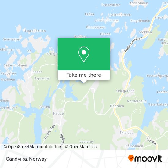 Sandvika map