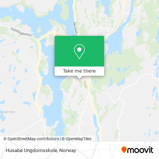 Husabø Ungdomsskole map