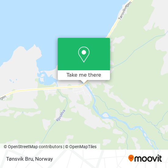 Tønsvik Bru map