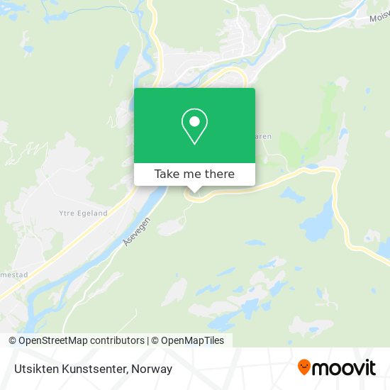 Utsikten Kunstsenter map