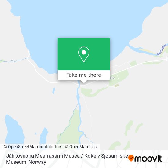 Jáhkovuona Mearrasámi Musea / Kokelv Sjøsamiske Museum map