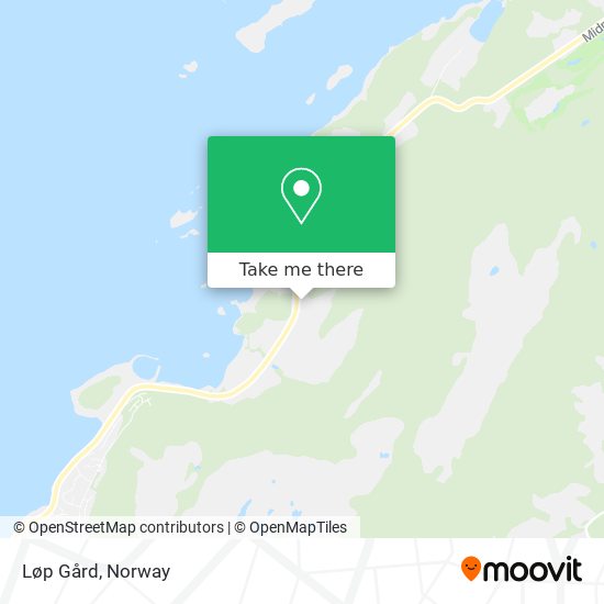 Løp Gård map