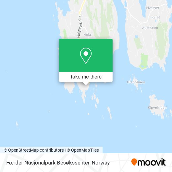 Færder Nasjonalpark Besøkssenter map