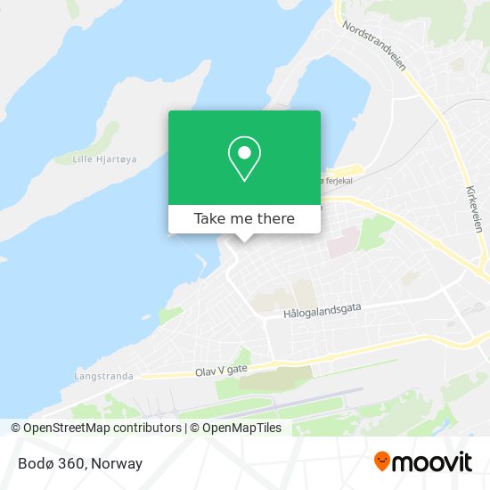 Bodø 360 map