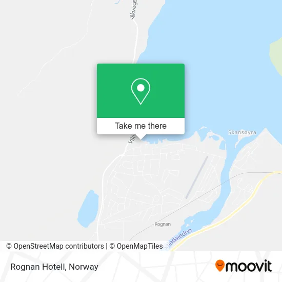 Rognan Hotell map