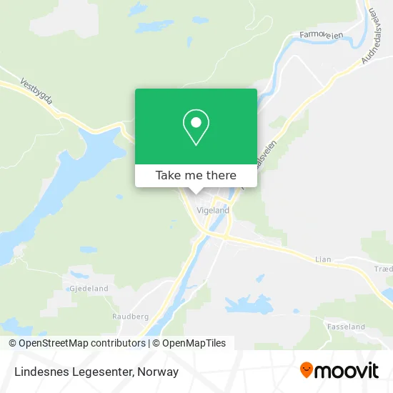 Lindesnes Legesenter map