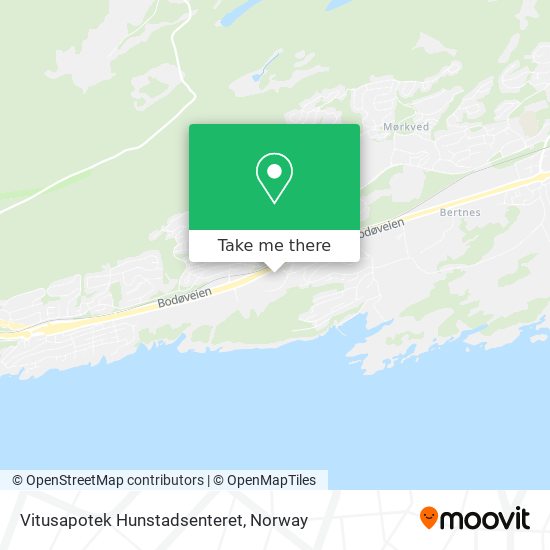 Vitusapotek Hunstadsenteret map