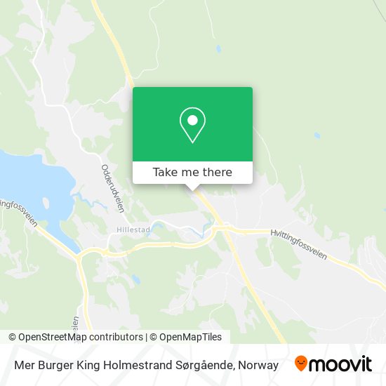 Mer Burger King Holmestrand Sørgående map