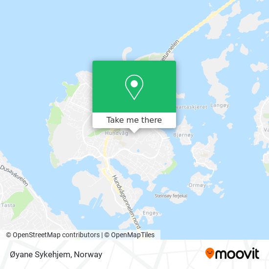 Øyane Sykehjem map