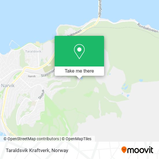 Taraldsvik Kraftverk map