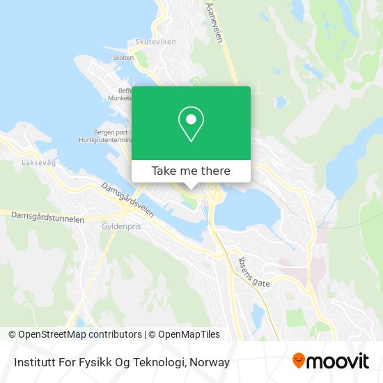 Institutt For Fysikk Og Teknologi map