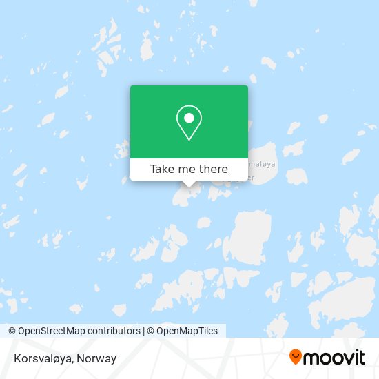 Korsvaløya map