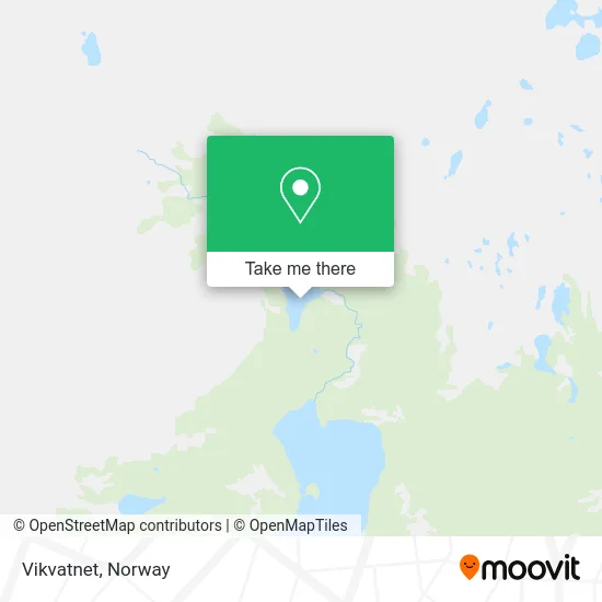 Vikvatnet map