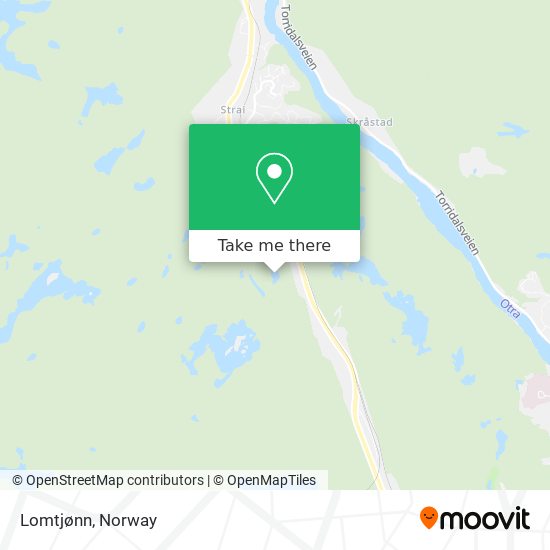 Lomtjønn map