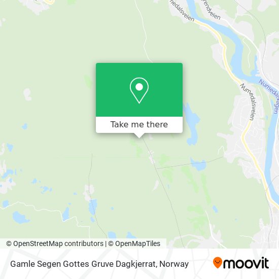 Gamle Segen Gottes Gruve Dagkjerrat map