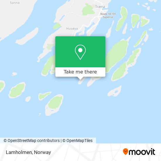 Lamholmen map