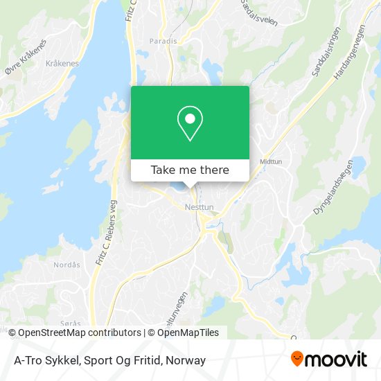 A-Tro Sykkel, Sport Og Fritid map