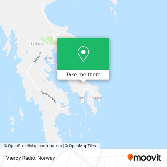 Værøy Radio map