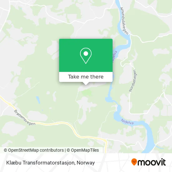 Klæbu Transformatorstasjon map