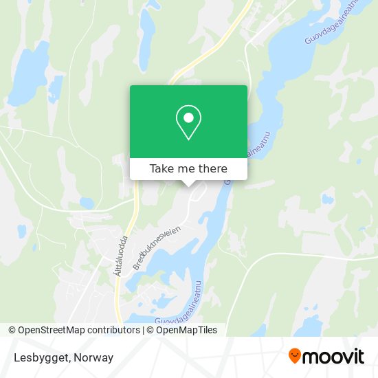 Lesbygget map