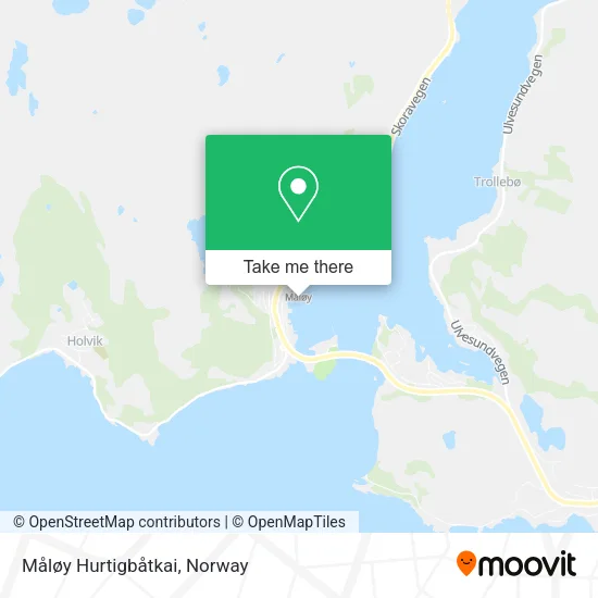 Måløy Hurtigbåtkai map