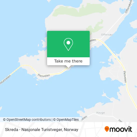 Skreda - Nasjonale Turistveger map