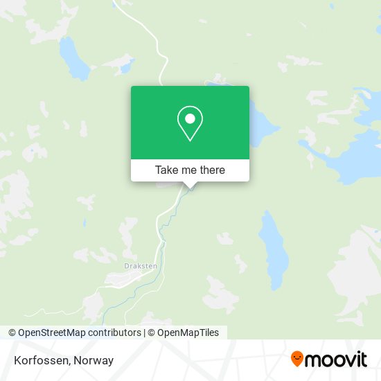 Korfossen map