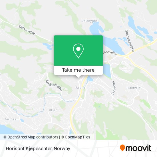 Horisont Kjøpesenter map