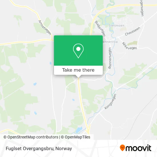 Fuglset Overgangsbru map