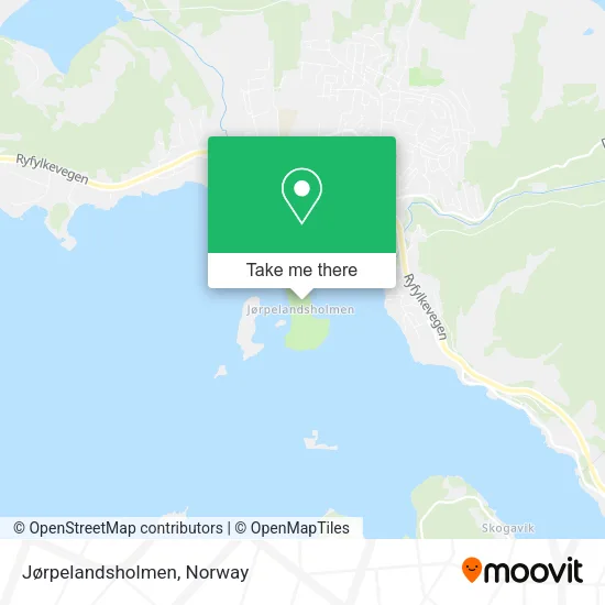 Jørpelandsholmen map