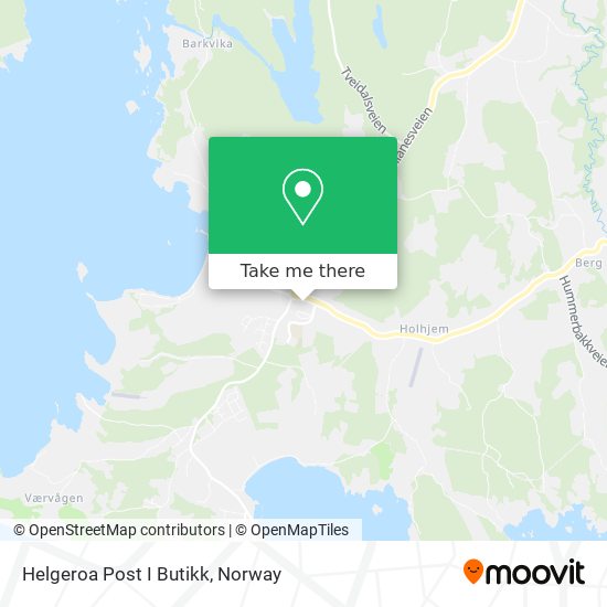 Helgeroa Post I Butikk map