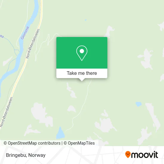 Bringebu map