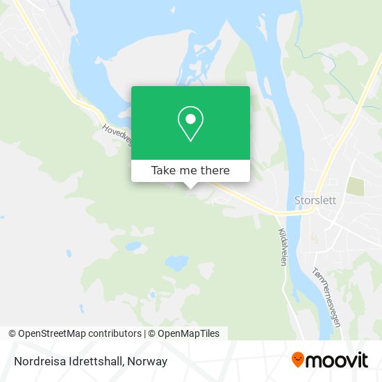 Nordreisa Idrettshall map