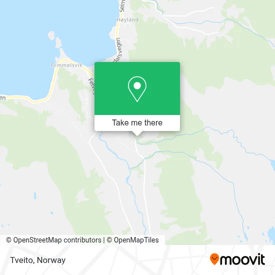 Tveito map