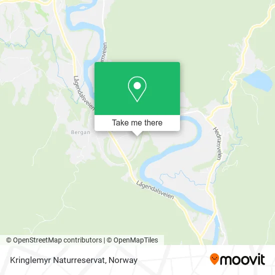 Kringlemyr Naturreservat map