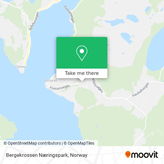 Bergekrossen Næringspark map