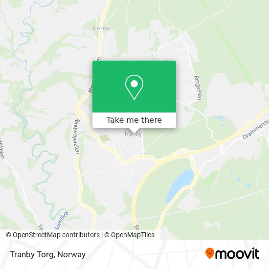 Tranby Torg map