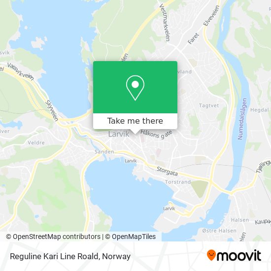 Reguline Kari Line Roald map