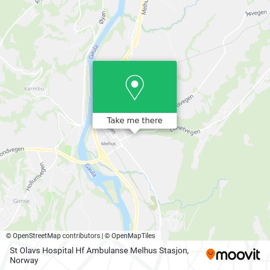 St Olavs Hospital Hf Ambulanse Melhus Stasjon map