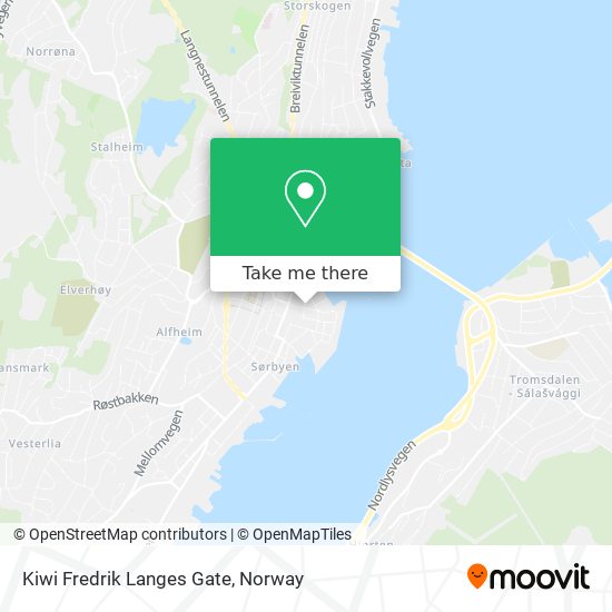 Kiwi Fredrik Langes Gate map