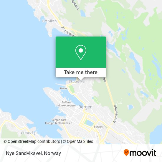 Nye Sandviksvei map