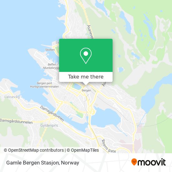 Gamle Bergen Stasjon map