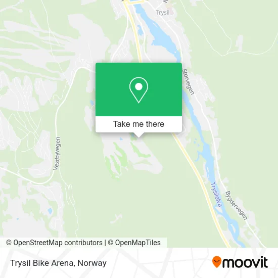 Trysil Bike Arena map